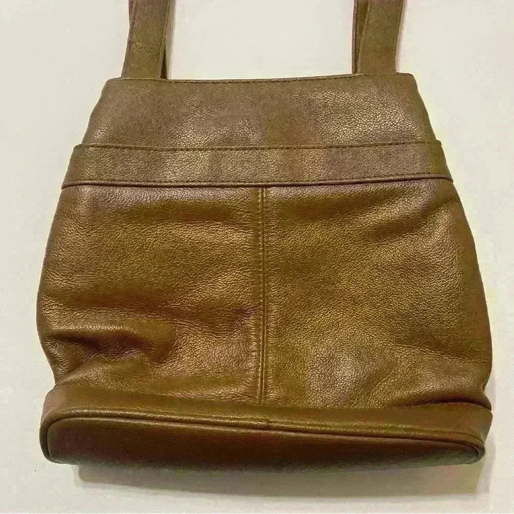 Dolce Vita leather Shoulder Bag Brown - Picture 4 of 13